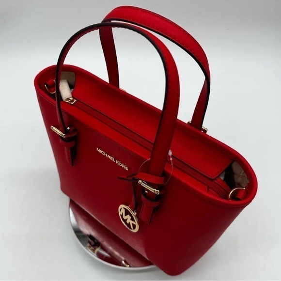 Michael Kors Jet Set Travel Extra-Small Top Zip
Tote Bag Red - Picture 9 of 9